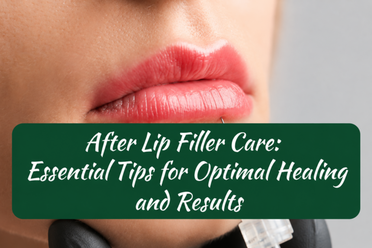 After Lip Filler Care: Essential Tips for Optimal Healing and Results