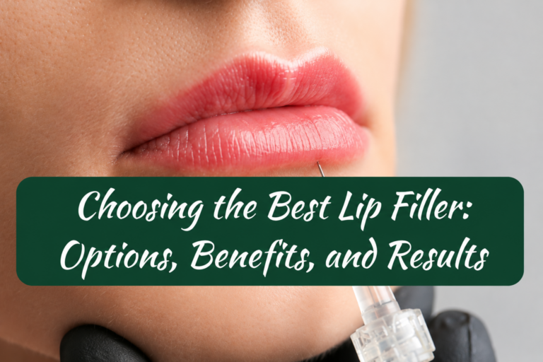 Choosing the Best Lip Filler: Options, Benefits, and Results